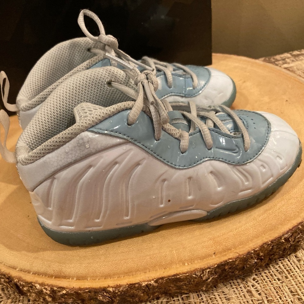 Nike Little Posite One PS Aura Blue DM1095-400‎ Athletic Shoes-10C With Box